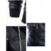 New! Black PU Leather Casual Hoodie Biker Jacket 